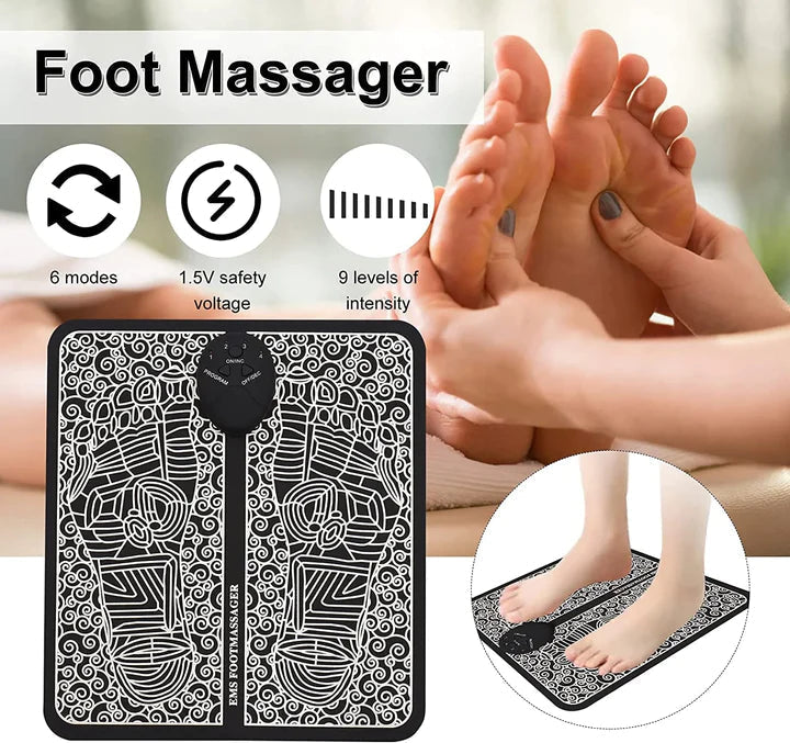 EMS Foot Massager Mat with Smart Display