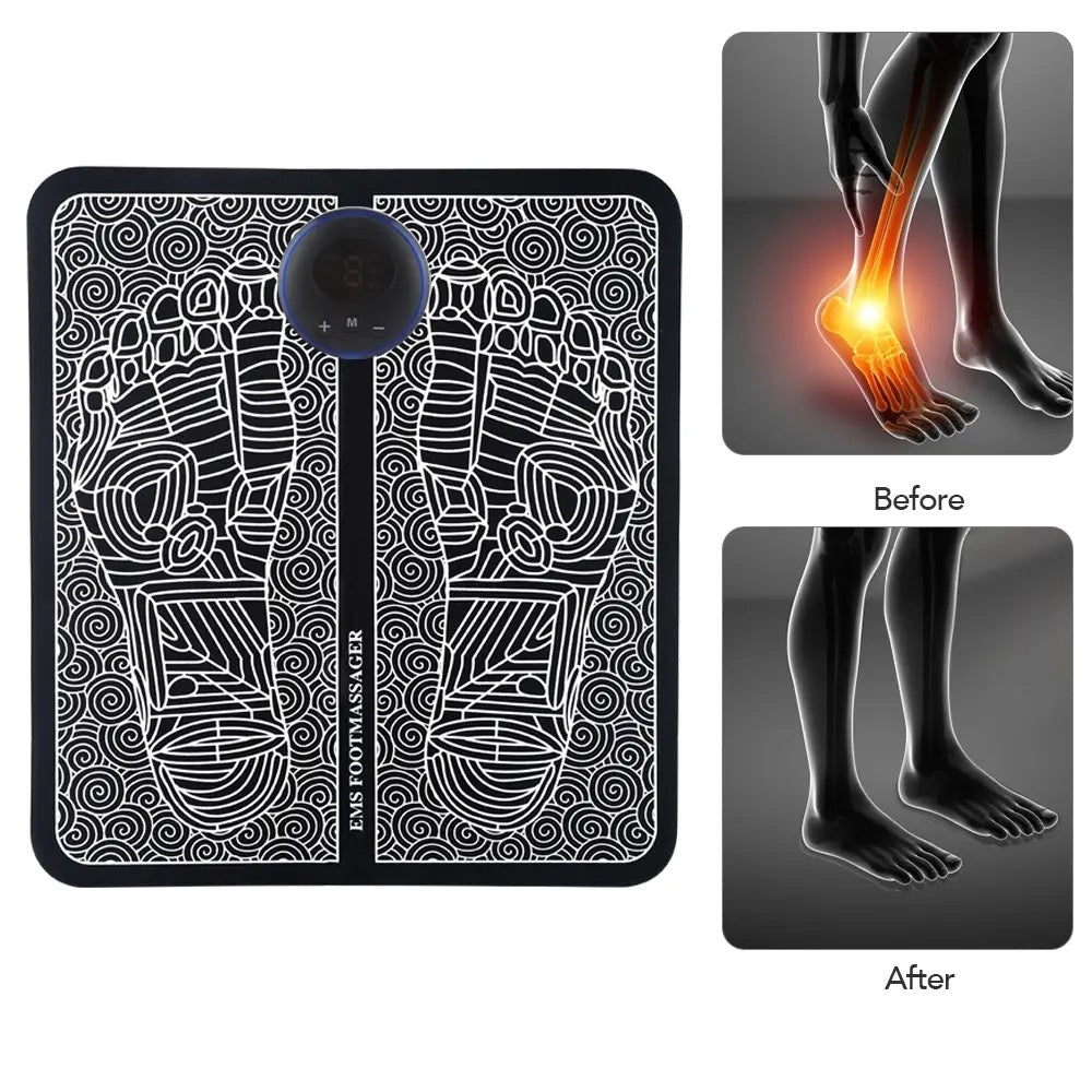 EMS Foot Massager Mat with Smart Display