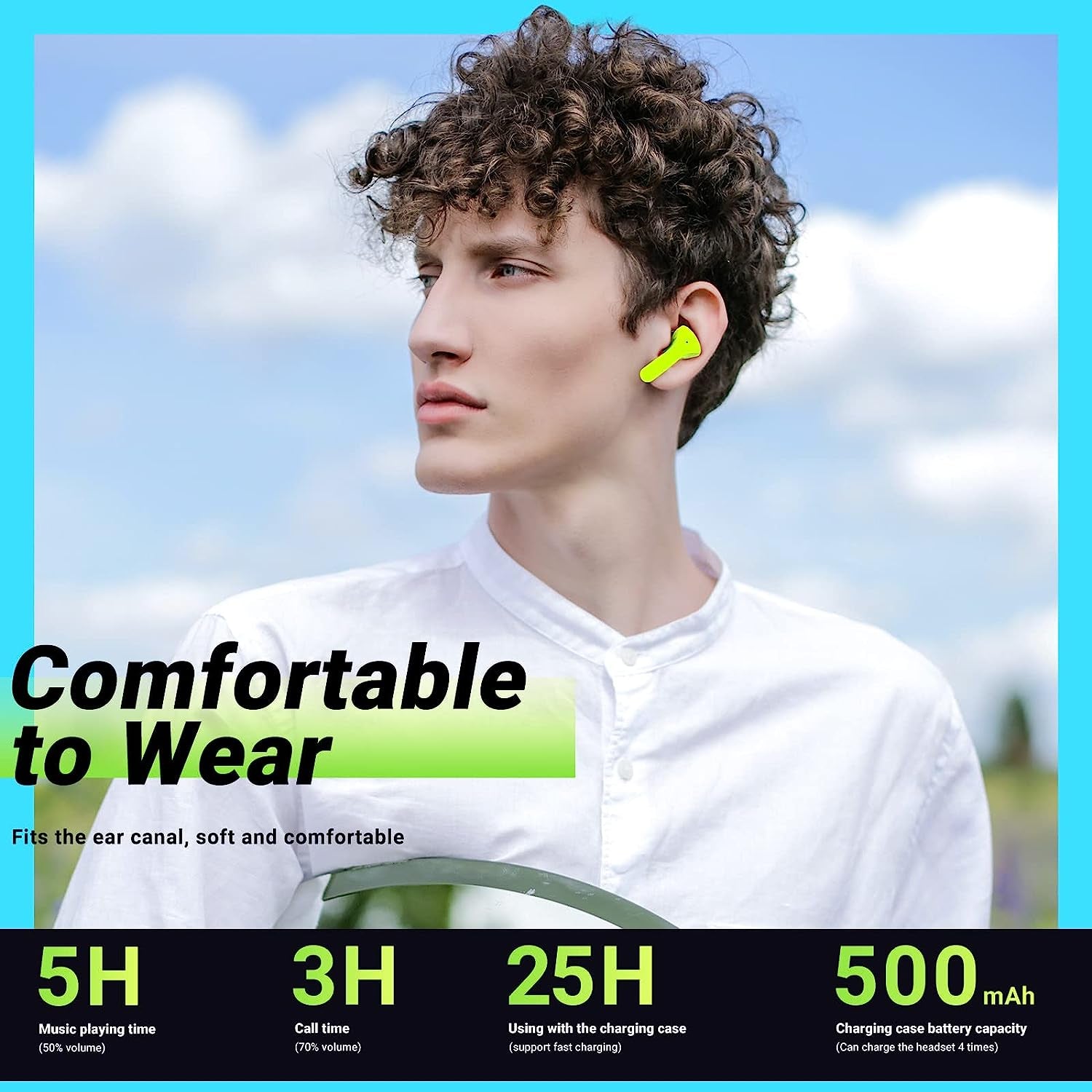 Air A31 Earbuds LED Power Display