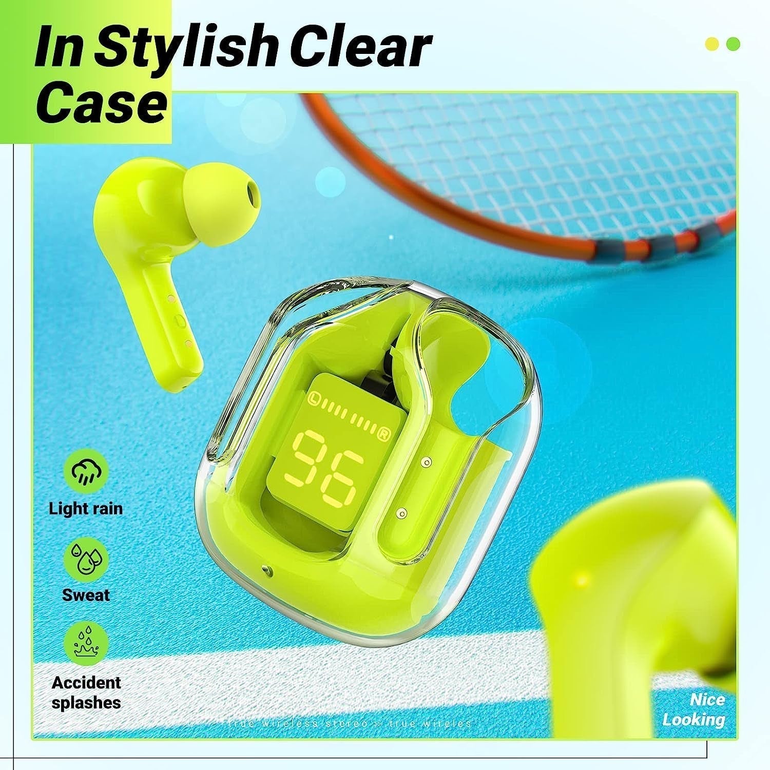 Air A31 Earbuds LED Power Display