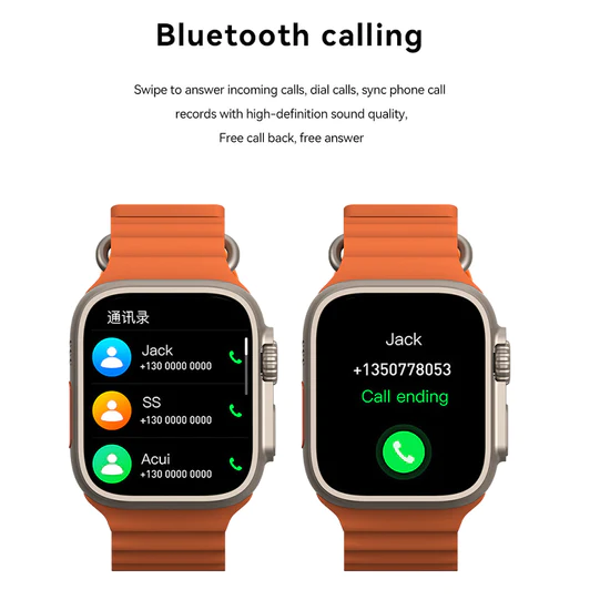 X8 Ultra Smart Watch Men Ultra Series 8 Nfc Unlock Smartwatch Bluetooth Call