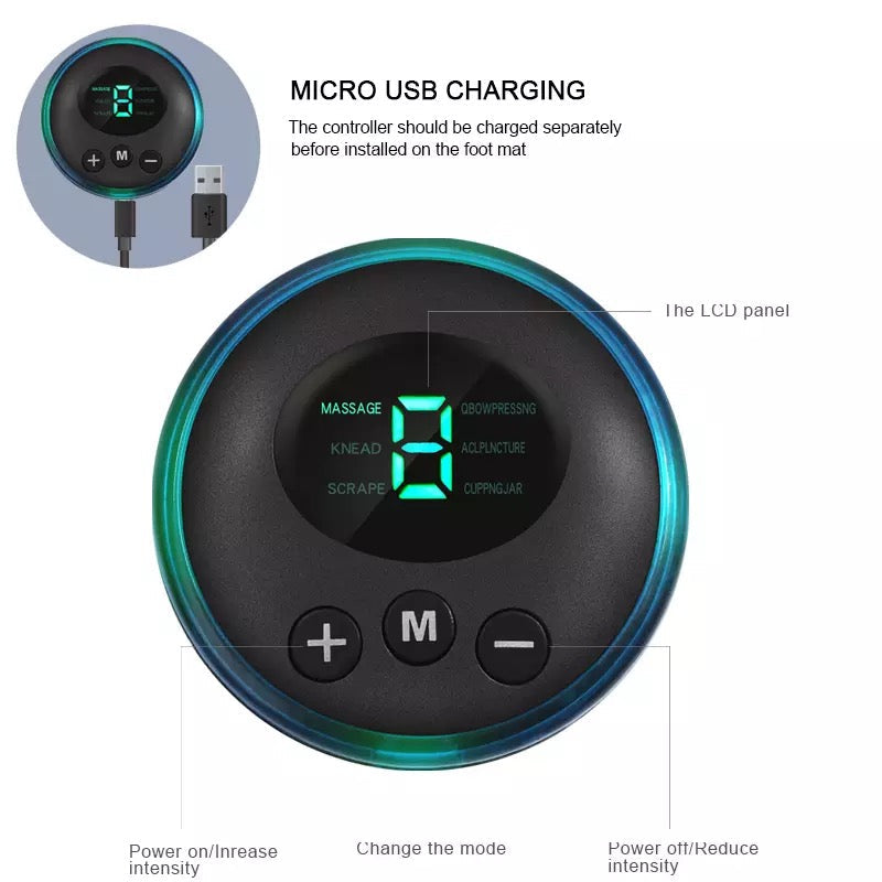 EMS Foot Massager Mat with Smart Display