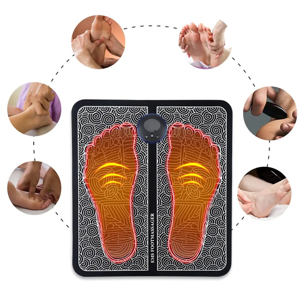 EMS Foot Massager Mat with Smart Display