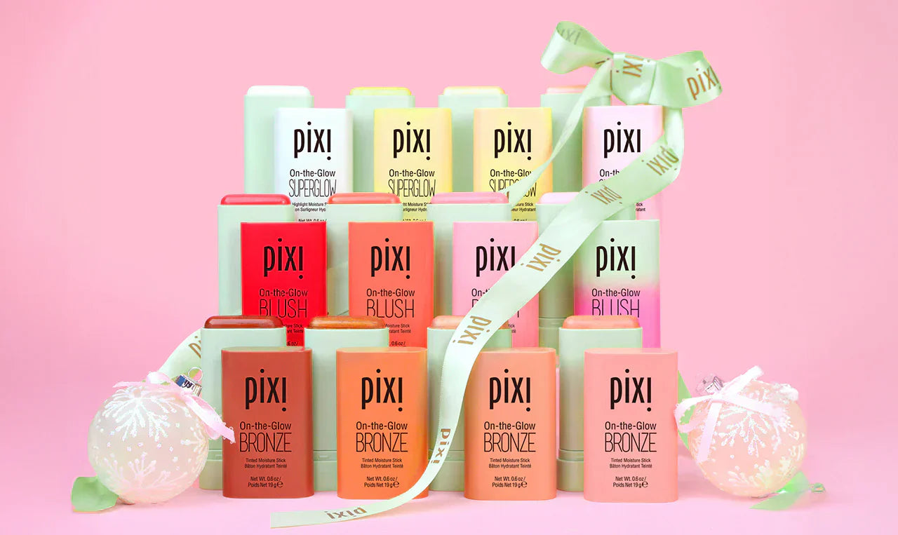 Pixi On-the-Glow Family Collection – 12 Pcs (Blush + Bronze + SuperGlow Highlighter)