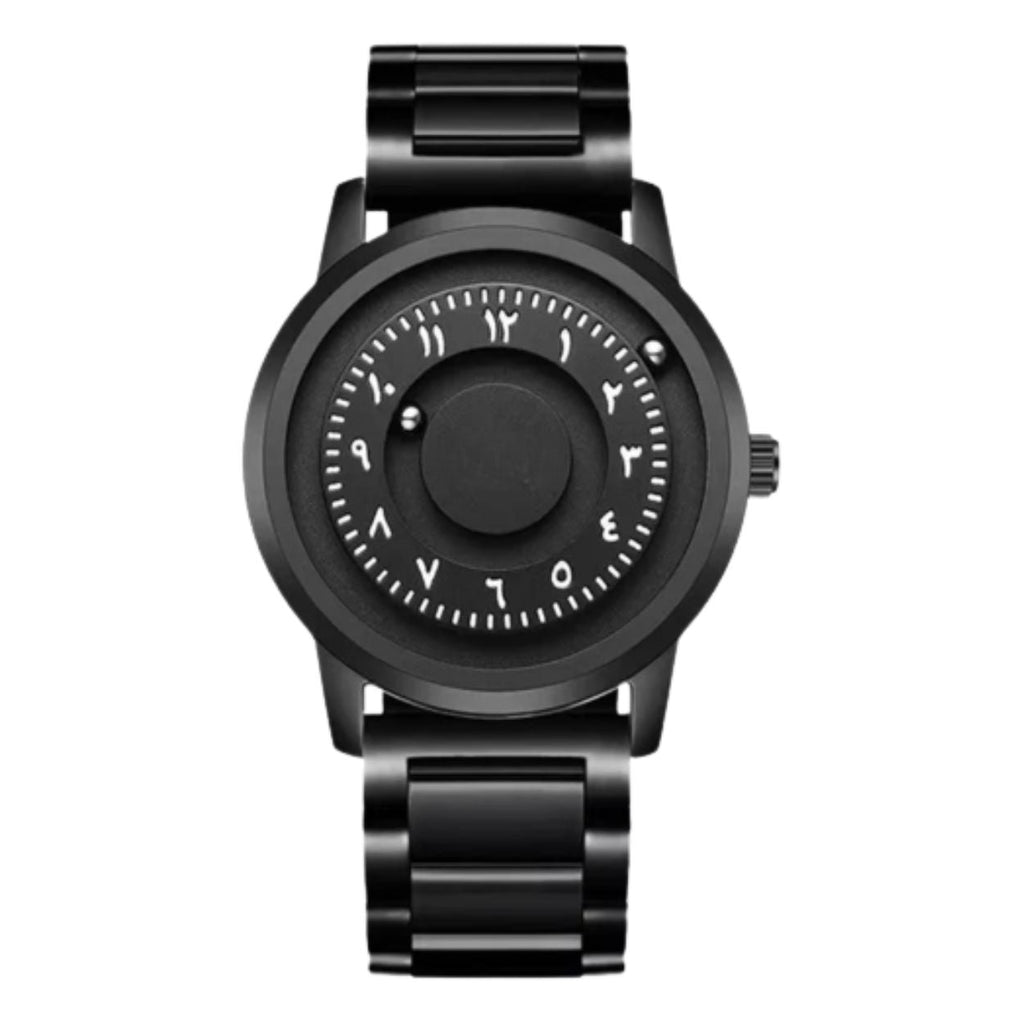New Original Rolling Pointer Magnetic Arabic Men Watch