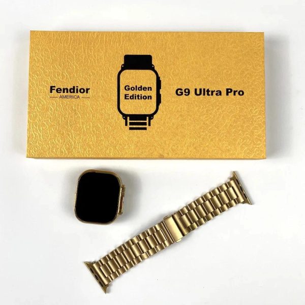 G9 Ultra Pro Gold Smart Watch Series 9 Nfc Bluetooth Call