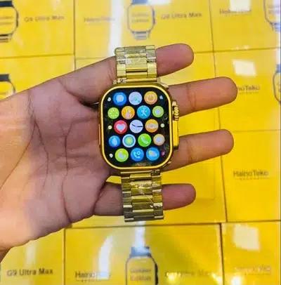 G9 Ultra Pro Gold Smart Watch Series 9 Nfc Bluetooth Call