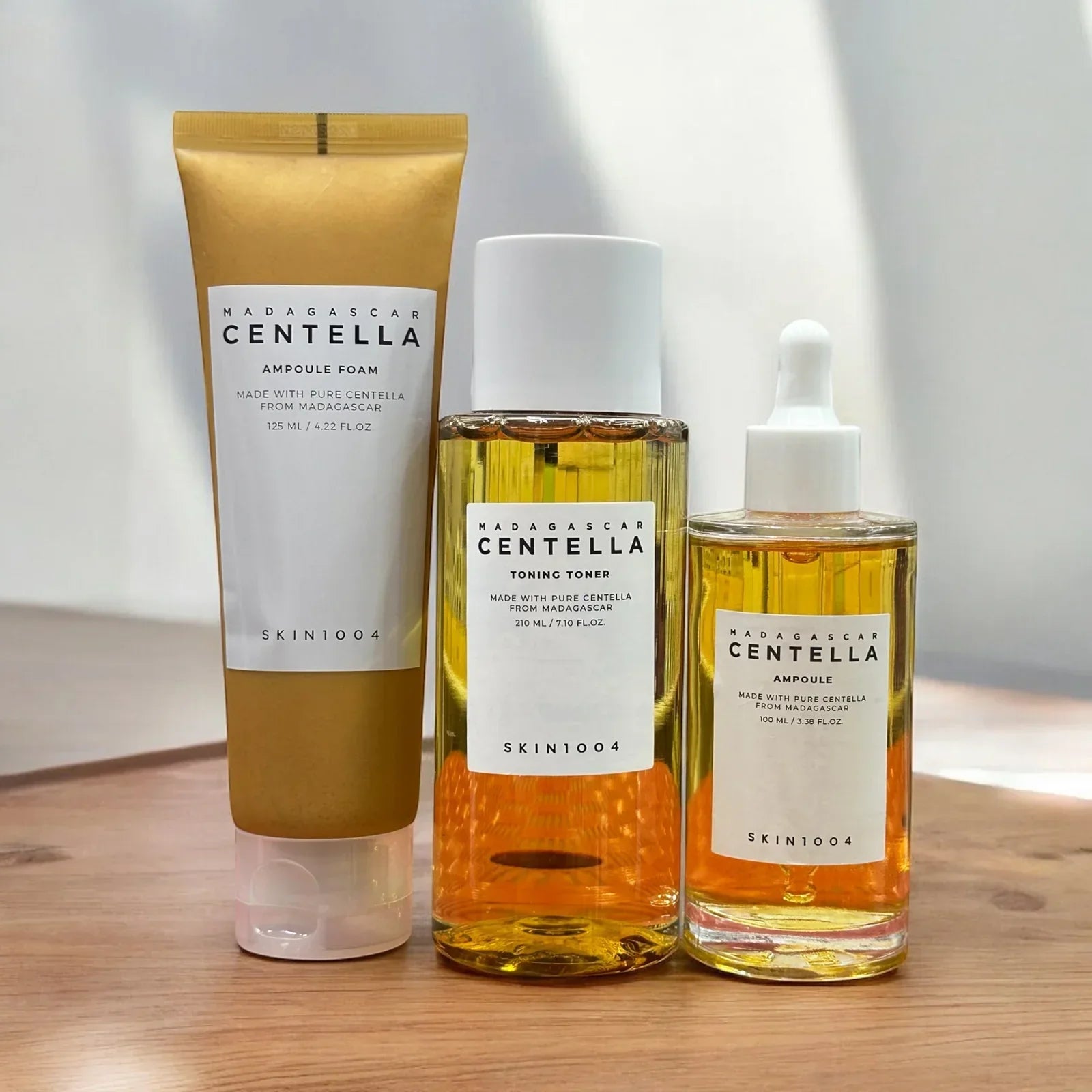 Skin1004 Centella 3-in-1 Pore Care Set – Cleanser, Toner & Ampoule