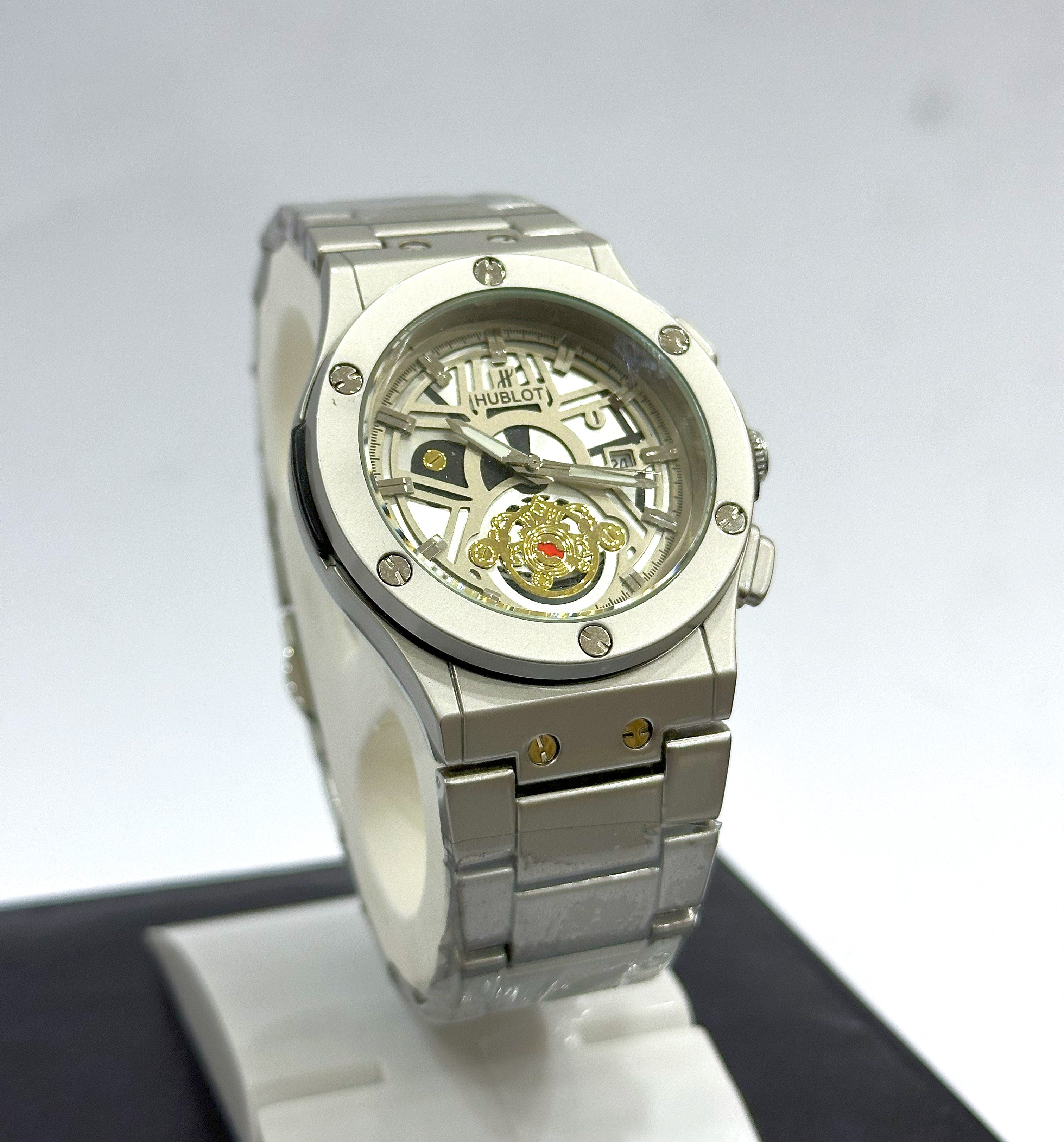 Hublot Skeleton Classic – Brushed Silver Edition