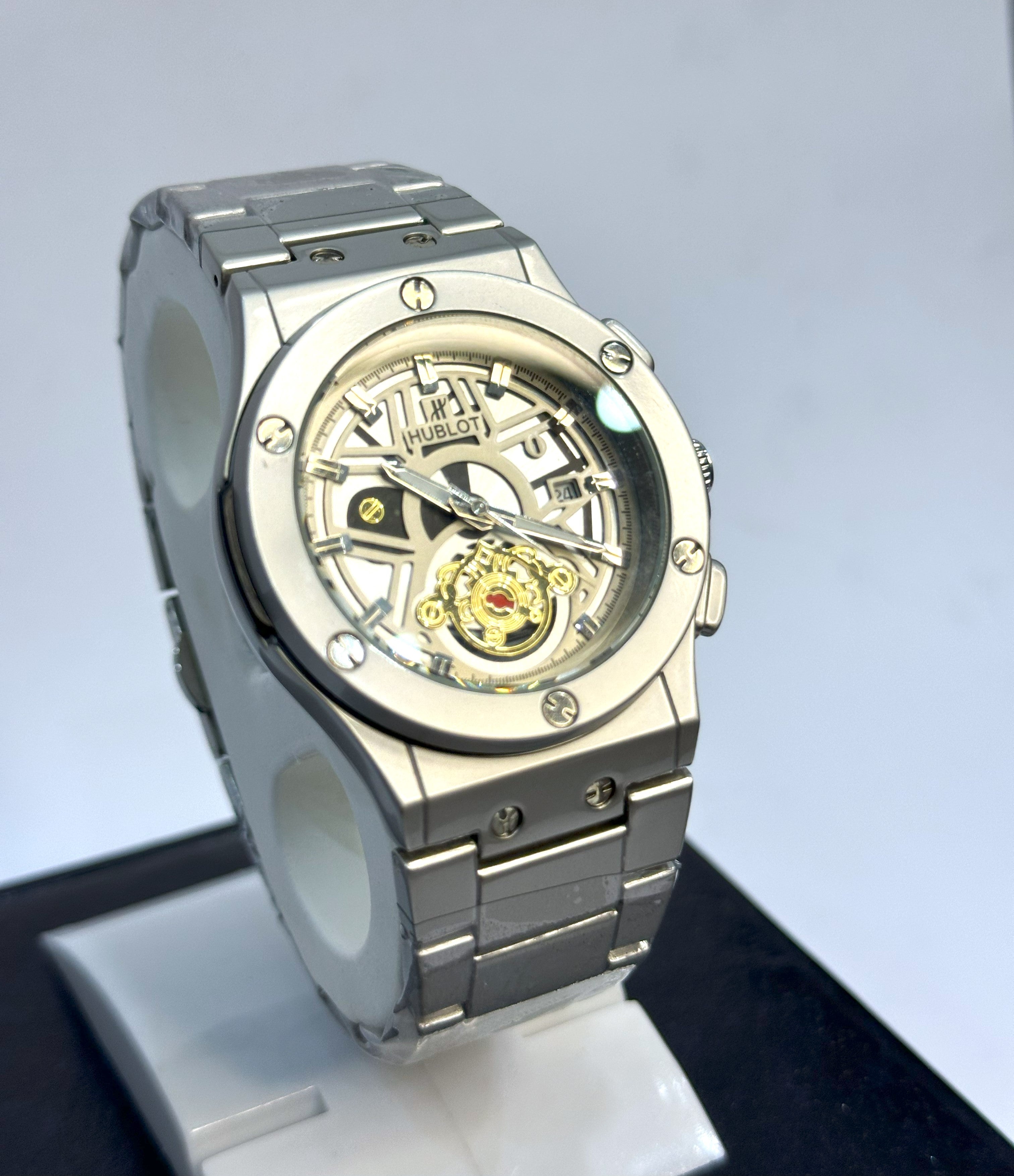 Hublot Skeleton Classic – Brushed Silver Edition