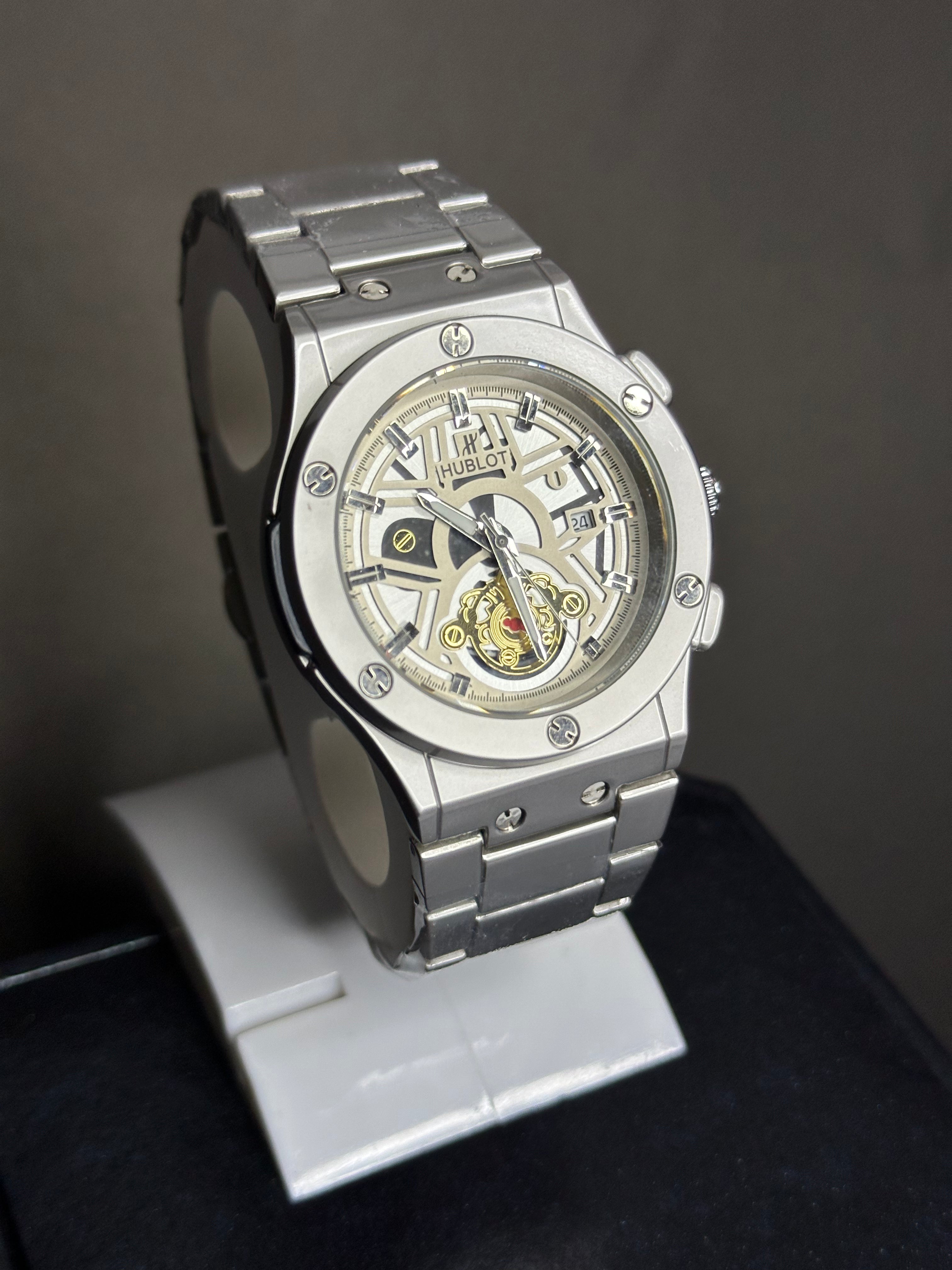 Hublot Skeleton Classic – Brushed Silver Edition