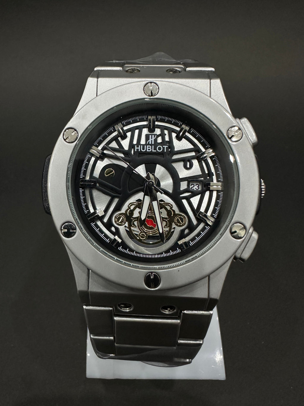 HB Skeleton Automatic – Silver Steel Edition