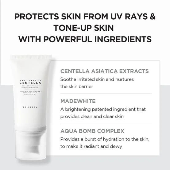SKIN1004 Tone Brightening Tone-Up Sunscreen – SPF50+ PA++++