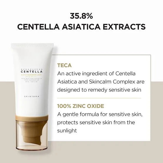 Skin1004 Centella Air-Fit Sunscreen Light SPF30 – Lightweight Korean Sunscreen