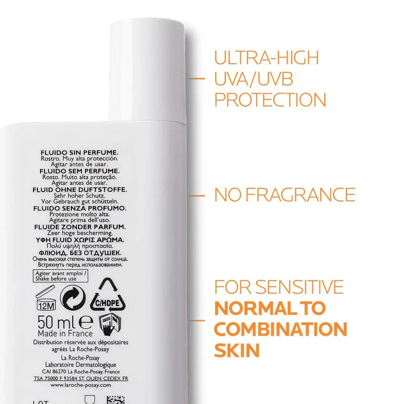 La -Posay Anthelios UVMune 400 Invisible Fluid SPF50+