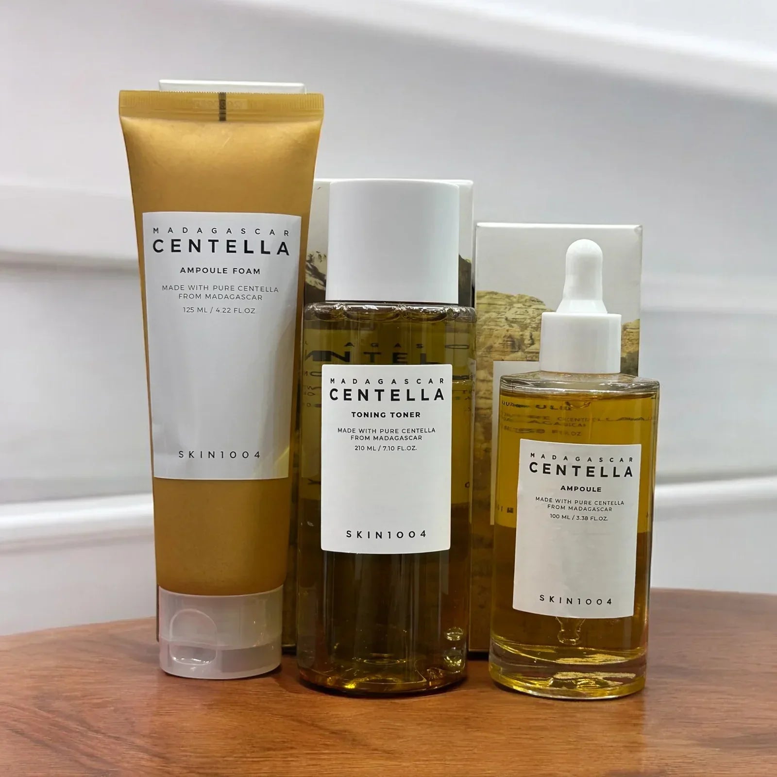 Skin1004 Centella 3-in-1 Pore Care Set – Cleanser, Toner & Ampoule