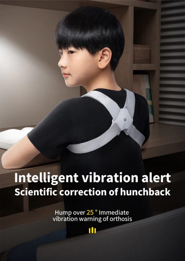 Posture Corrector With Counting Function, Back Brace With Intelligent Sensor Vibration Reminder