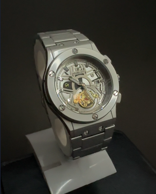 Hublot Skeleton Classic – Brushed Silver Edition