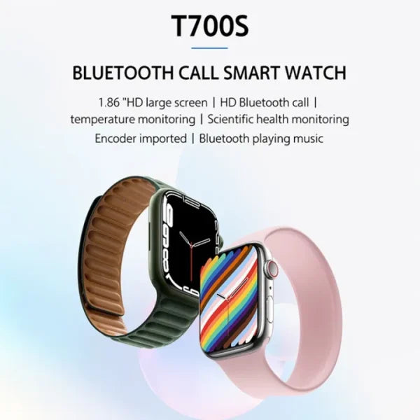 T700s Smartwatch 1.86 Inches Hd Series Bluetooth Call Heart Rate Clock Waterproof Ip67 Fitness Smart Watch