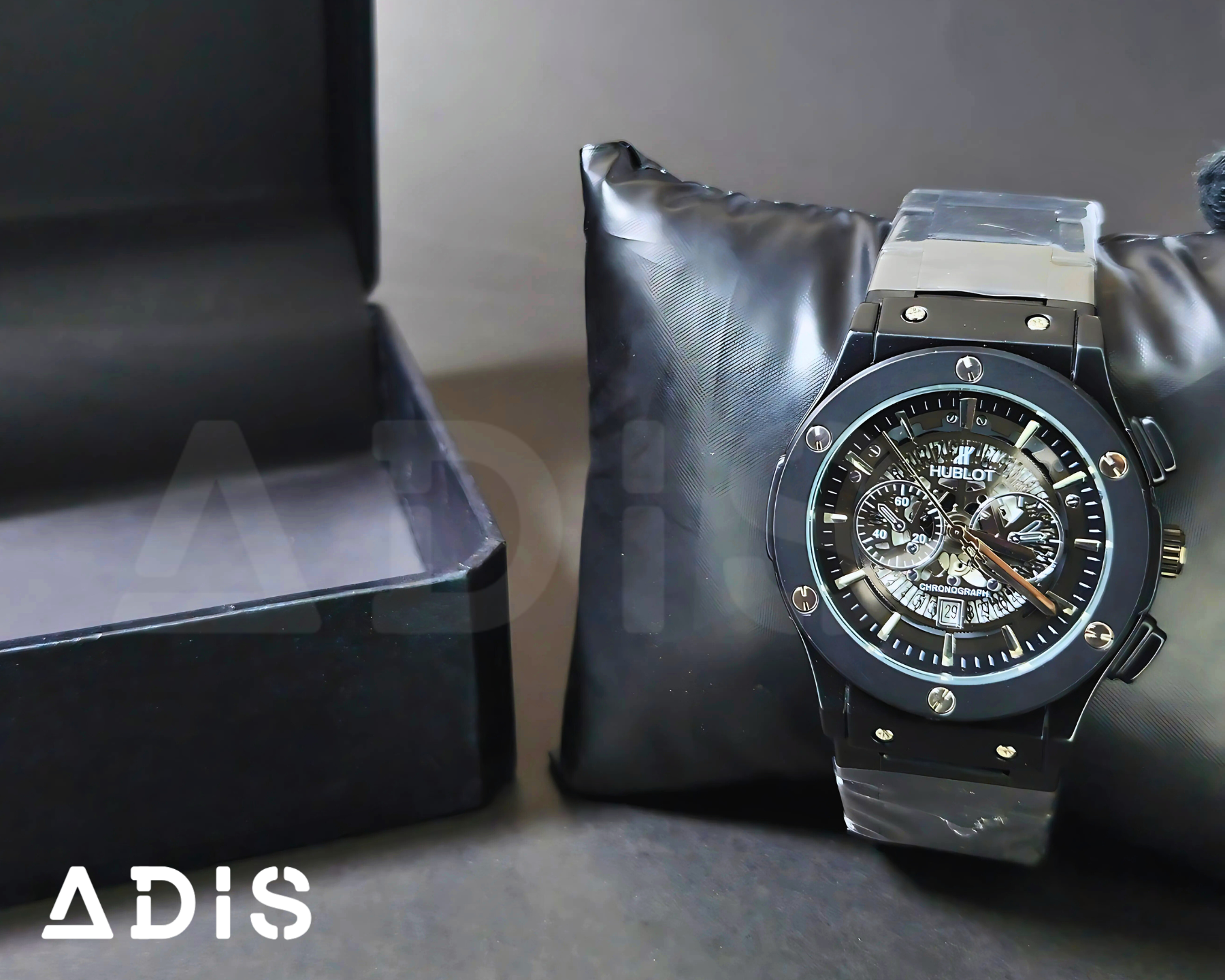 HB Skeleton Chronograph – Midnight Steel Edition