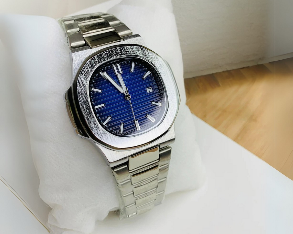 Premium PP - Geneve Most Demanding Article SILVER (Blue Dial)