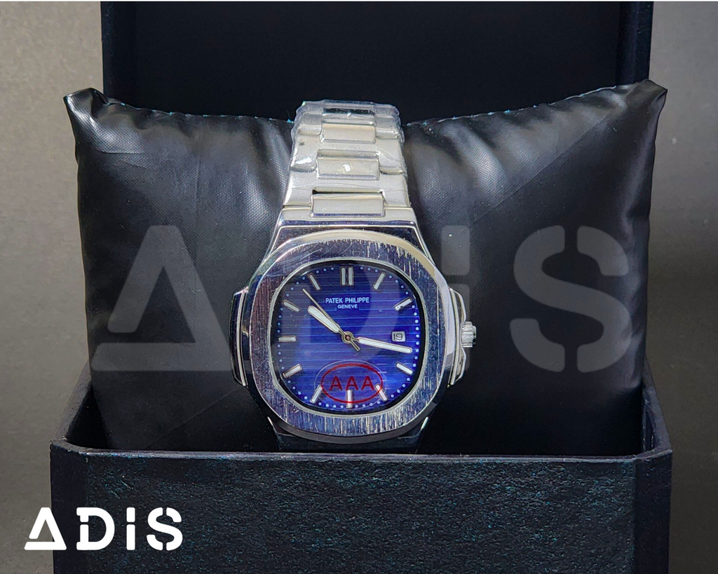 Premium PP - Geneve Most Demanding Article SILVER (Blue Dial)