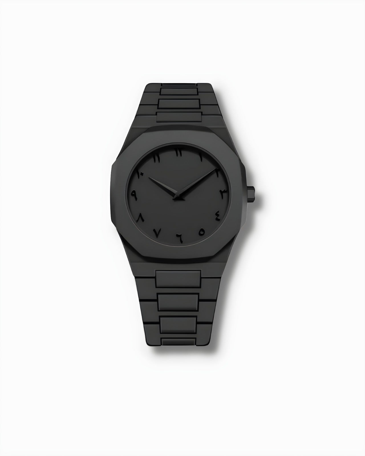 Black Arabic Aura Premium Wristwatch