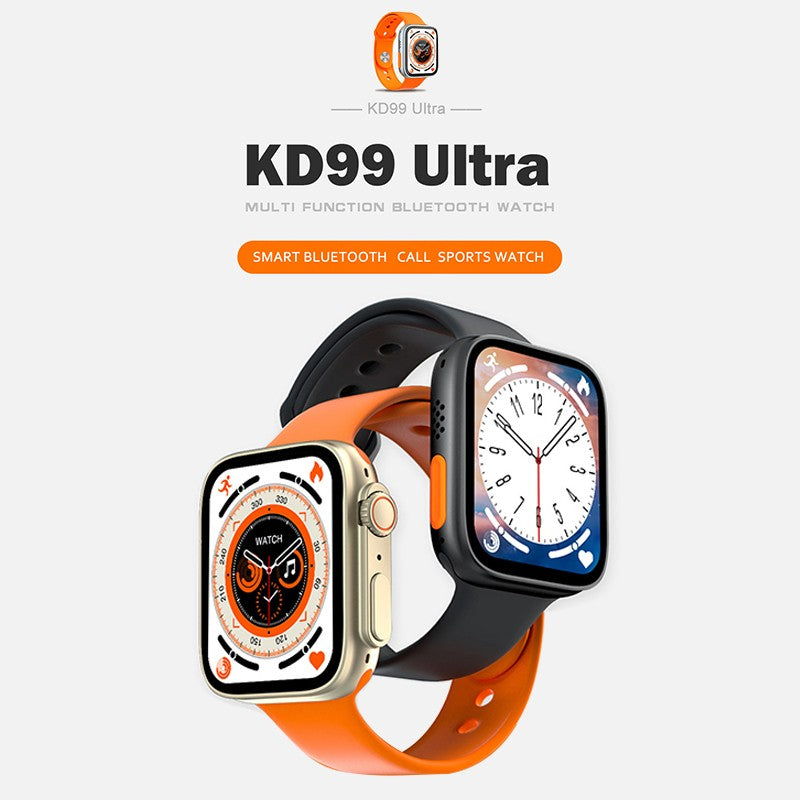 Kd99 Ultra 49mm Smart Watch Ultra 8 Nfc Smartwatch Series 8 Bluetooth Call 1.99 Inch Wireless Charging Fitness Bracelet Smart Watch