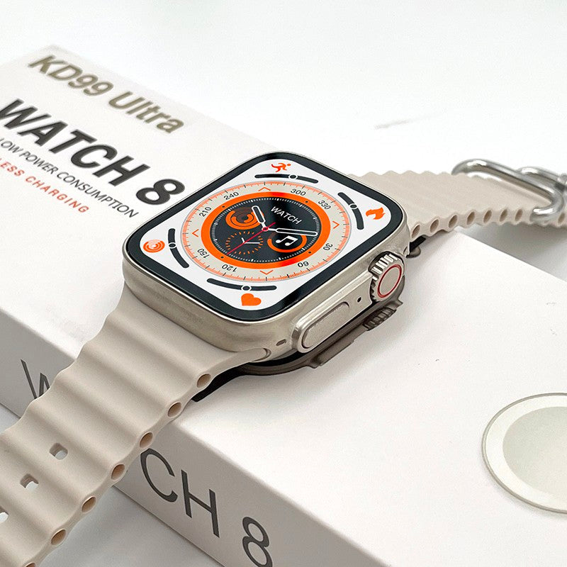 Kd99 Ultra 49mm Smart Watch Ultra 8 Nfc Smartwatch Series 8 Bluetooth Call 1.99 Inch Wireless Charging Fitness Bracelet Smart Watch