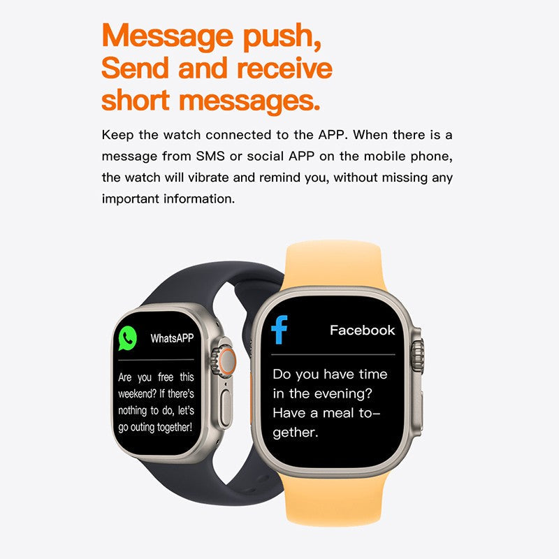 C800 Ultra Smart Watch For Men Women Series 8 1.99″ Bluetooth Call Smartwatch Wireless Charging Watches