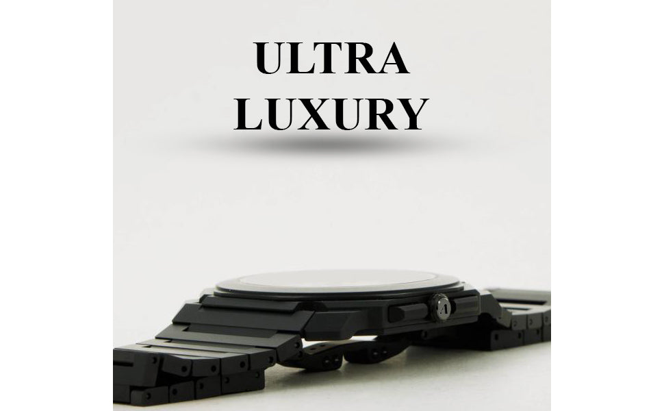Black Arabic Aura Premium Wristwatch