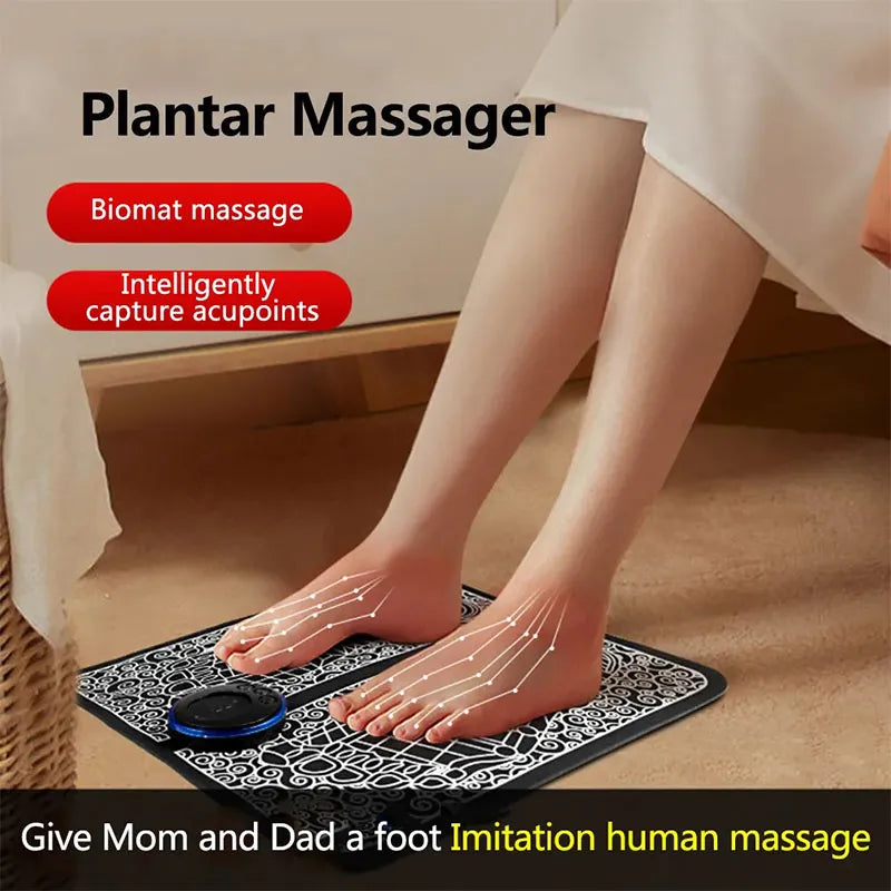 EMS Foot Massager Mat with Smart Display