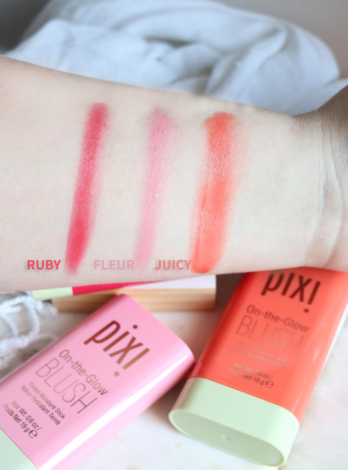Pixi on the glow blush